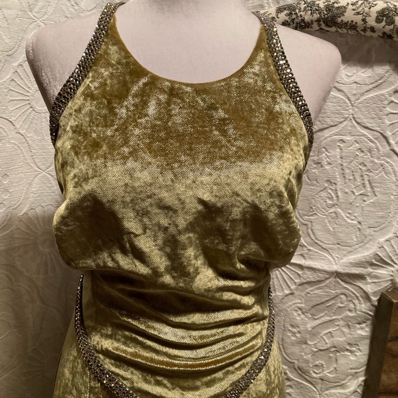 Cache 90s velour gown never used - Picture 2 of 7